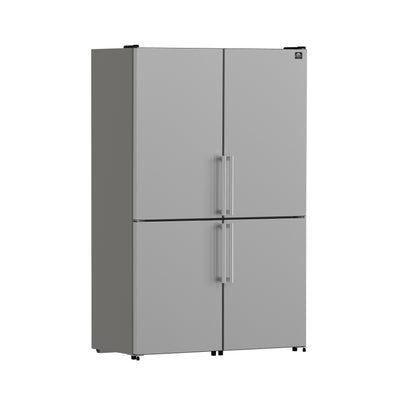 Forno Guardia 46.8-Inch Double Bottom Freezer Refrigerators, Total Capacity 21.6 cu.ft, ENERGY STAR Certified