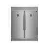 FORNO Premium 3-Piece Kitchen Bundle - FORNO Galiano 48" Freestanding Gas Range, FORNO Rizzuto 60" W. Dual Combo Convertible Refrigerator, FORNO 48" Wall Mount Range Hood - FBDL-018-02US