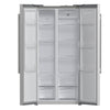 Forno Salerno 33-Inch Side-by-Side Stainless Steel Refrigerator, 15.6 cu.ft, ENERGY STAR Certified