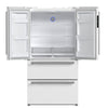Forno Moena Espresso 36-Inch White French Door Refrigerator, 19.2 Cu. Ft., Frost-Free, Automatic Ice Maker, ENERGY STAR Certified