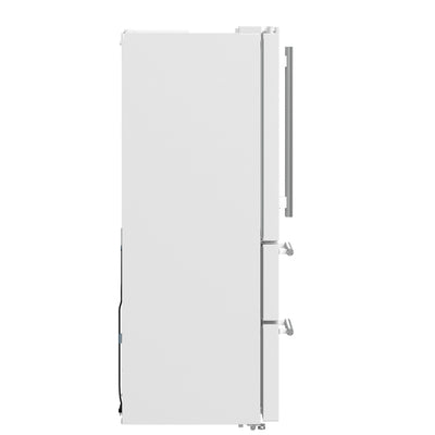 Forno Moena Espresso 36-Inch White French Door Refrigerator, 19.2 Cu. Ft., Frost-Free, Automatic Ice Maker, ENERGY STAR Certified