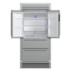 Forno Moena 40-Inch French Door Refrigerator, Stainless Steel, 19.2 cu.ft, Decorative Grill, ENERGY STAR Certified
