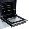 Forno Lamazze 20 Inch Freestanding Gas Range in White, Compact Design