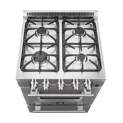 Forno Breno 24-Inch Freestanding Gas Range, Compact Design, Energy Efficient