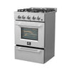 Forno Breno 24-Inch Freestanding Gas Range, Compact Design, Energy Efficient
