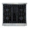Marco 30-inch Gas Range Stainless Steel, 4 Burners 37,000 BTU, 4.32 cu.ft. Convection Oven
