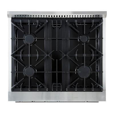 Marco 30-inch Gas Range Stainless Steel, 4 Burners 37,000 BTU, 4.32 cu.ft. Convection Oven