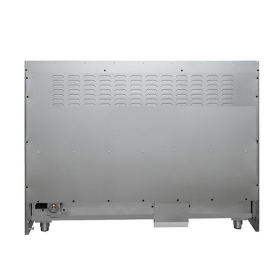 Forno Galiano 48-Inch Freestanding Gas Range, Stainless Steel, 8 Burners, 107,000 BTU, Griddle, Double Ovens, Energy Efficient