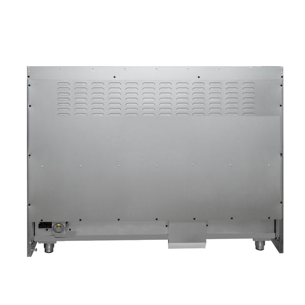 Forno Galiano 48-Inch Freestanding Gas Range, Stainless Steel, 8 Burners, 107,000 BTU, Griddle, Double Ovens, Energy Efficient