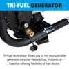Pulsar 15000W Tri-Fuel Portable Generator with Remote Start & CO Sentry
