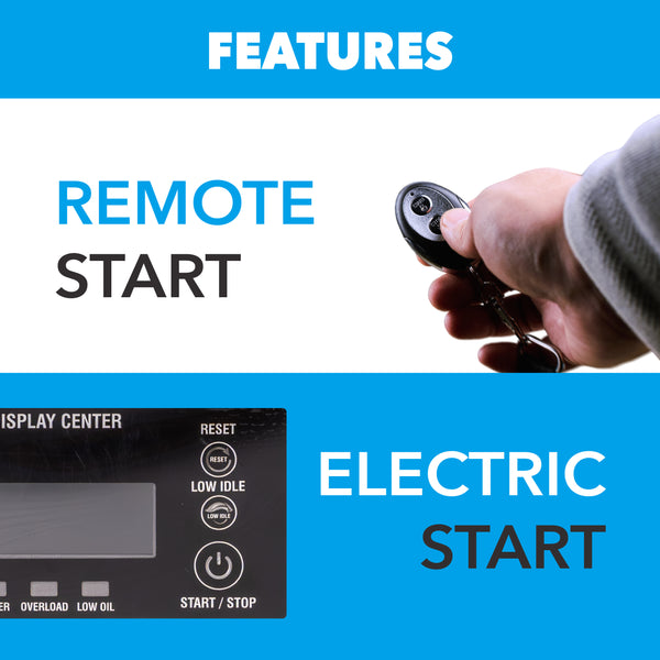 Pulsar 12500W Tri-Fuel Inverter Generator with Remote Start & CO Sentry