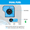 Pulsar 5250W Dual Fuel Open Frame Inverter Generator with CO Sentry