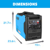 Pulsar 6000W Dual Fuel Inverter Generator with Remote Start & CO Sentry