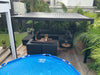 10x13 ft Upgraded All-Aluminum Louvered Pergola Kit - Thickened