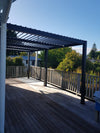 10x19 ft Upgraded All-Aluminum Louvered Pergola Kit - Thickened