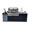 Cherylife NG 96-Inch 6-Burner 72,000 BTU Natural Gas Grill Island – Outdoor Kitchen with Wine Cooler, Refrigerator, Rotisserie, Stainless Steel Countertop & Storage