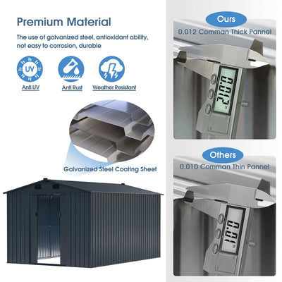Metal Storage Shed 8'x12'