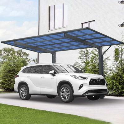 Outdoor Carport, Single Carport Aluminum Metal Frame