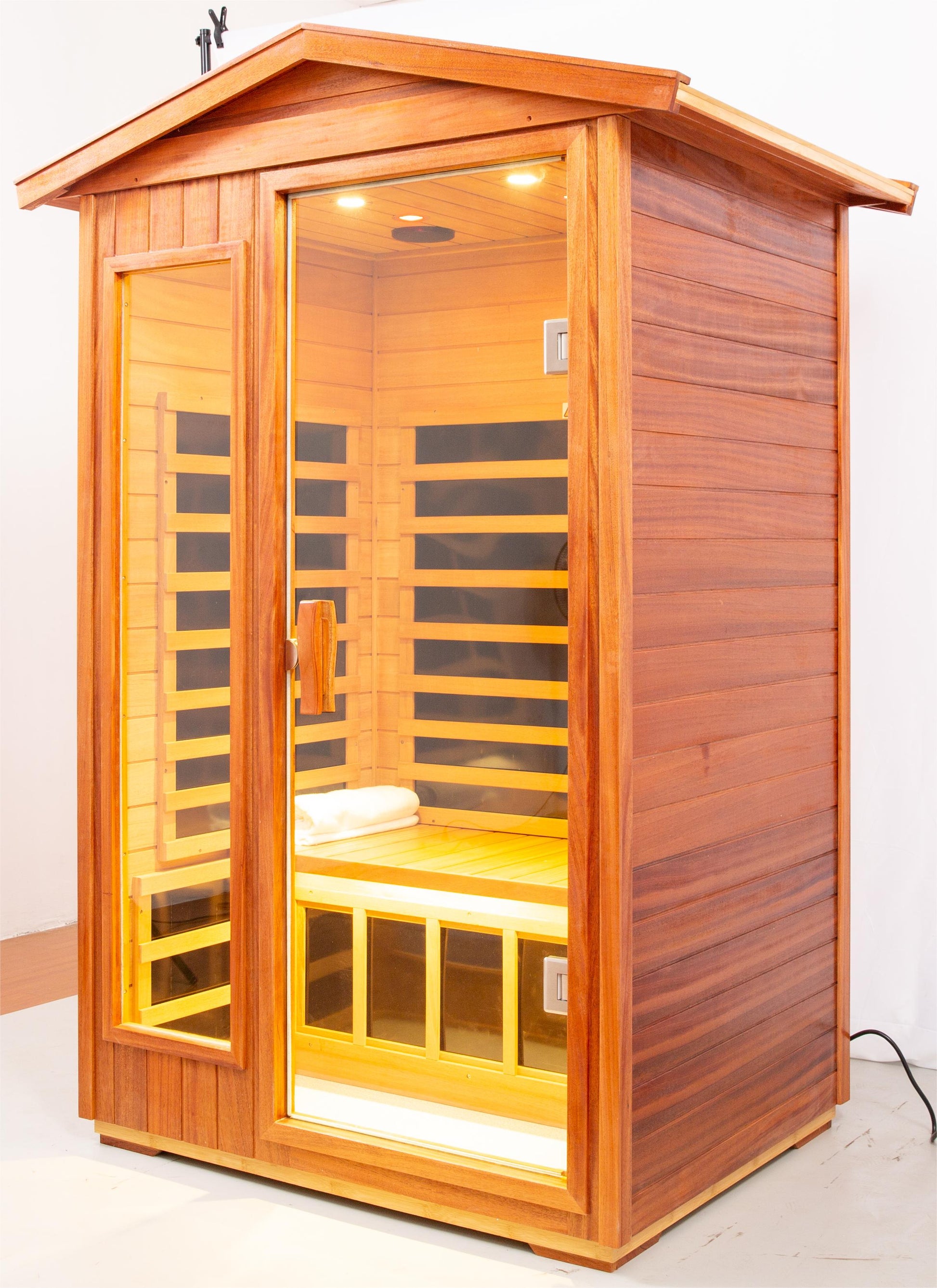 Outdoor Infrared Sauna Room 2 Person - Cherylife