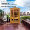 Outdoor Infrared Sauna Room 2 Person - Cherylife.