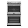 Forno Vomero 30-Inch Double Wall Oven, Stainless Steel, 10 cu.ft Total Capacity, 7100W Convection, Mechanical Controls, Self-Cleaning Function