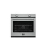 Forno Vomero 30-Inch Wall Oven, Stainless Steel, 5 cu.ft Capacity, 3550 Watts Convection, Mechanical Controls, Self-Cleaning Function