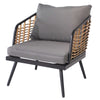 Patio Furniture Set, 4 Piece PE Rattan Wicker Outdoor Furniture