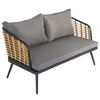 Patio Furniture Set, 4 Piece PE Rattan Wicker Outdoor Furniture