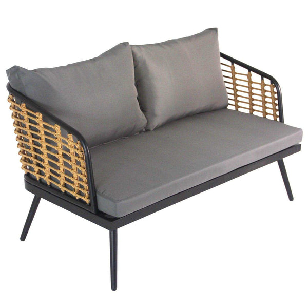 Patio Furniture Set, 4 Piece PE Rattan Wicker Outdoor Furniture