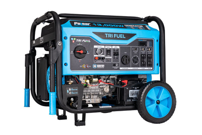 Pulsar 13000W Tri-Fuel Portable Generator with Remote Start & CO Sentry
