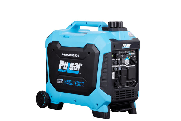 Pulsar 4000W Dual Fuel RV Ready Inverter Generator with Remote Start & CO Sentry