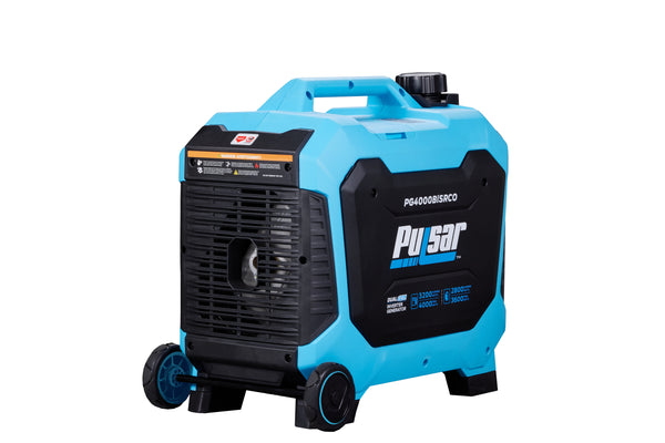 Pulsar 4000W Dual Fuel RV Ready Inverter Generator with Remote Start & CO Sentry