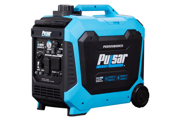 Pulsar 5000W Dual Fuel RV Ready Inverter Generator with Remote Start & CO Sentry