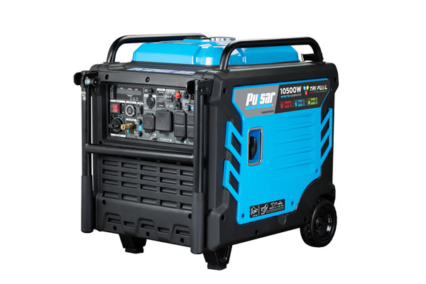 Pulsar 10500W Tri-Fuel Inverter Generator with Remote Start & CO Sentry