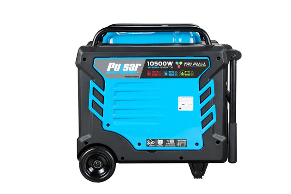 Pulsar 10500W Tri-Fuel Inverter Generator with Remote Start & CO Sentry