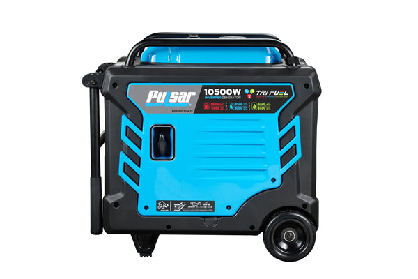 Pulsar 10500W Tri-Fuel Inverter Generator with Remote Start & CO Sentry