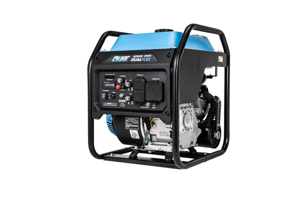 Pulsar 5250W Dual Fuel Open Frame Inverter Generator with CO Sentry