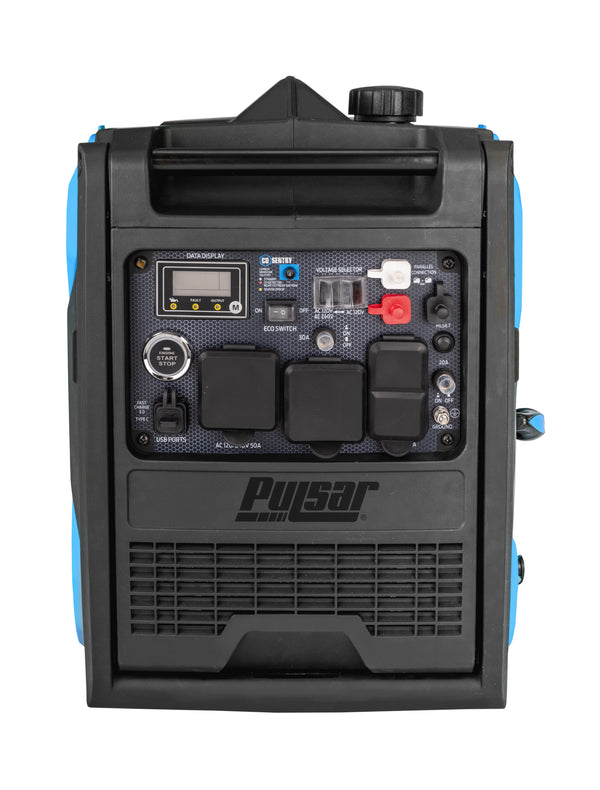 Pulsar 6000W Dual Fuel Inverter Generator with Remote Start & CO Sentry