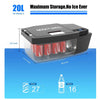 Portable freezer specially designed for Tesla Model 3, Maximum storage, no ice ever