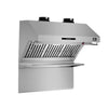 Forno Savona 36-Inch Wall Mount Range Hood, Baffle Filters, Backsplash Included