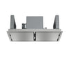 FORNO Arezzo 44-Inch Recessed Ceiling Range Hood, Dual Motors, 1200 CFM, Hybrid Filters, Remote Control