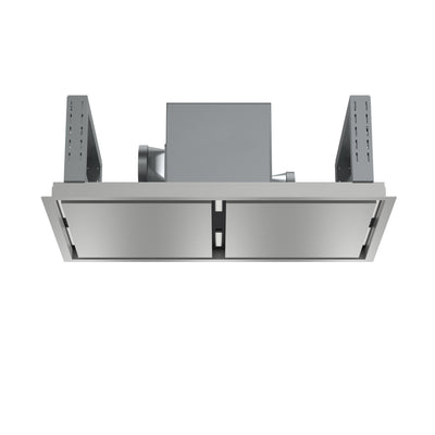 FORNO Arezzo 44-Inch Recessed Ceiling Range Hood, Dual Motors, 1200 CFM, Hybrid Filters, Remote Control