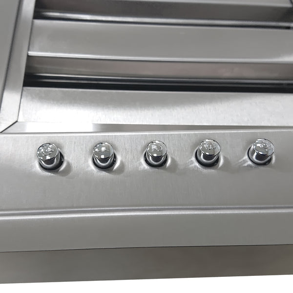 Forno Frassanito 30-Inch Insert Range Hood, 450 CFM, Stainless Steel Baffle Filters, LED Lighting