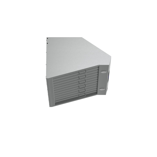 Forno Palazzo 36-Inch Wall Mounted Range Hood, Stainless Steel, Heavy Duty Baffle Filters, Remote Control