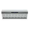 Forno Palazzo 48-Inch Wall Mounted Range Hood, Stainless Steel, Heavy Duty Baffle Filters, Remote Control