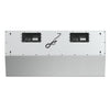 Forno Palazzo 48-Inch Wall Mounted Range Hood, Stainless Steel, Heavy Duty Baffle Filters, Remote Control