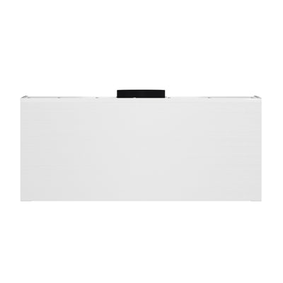 Forno Bari Espresso 30-Inch Under Cabinet Range Hood, White, 600 CFM, LED Lighting, Dishwasher-Safe Baffle Filters, 3-Speed Fan Control