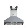 Forno Orvieto 48-Inch Wall Mount Range Hood, LED Lighting, Heavy Duty, Stainless Steel