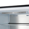 Forno Maderno 2-28-Inch Wide Convertible Refrigerator/Freezer in Black, Decorative Trim, 27.2 cu.ft, 84-Inch High, ENERGY STAR Certified