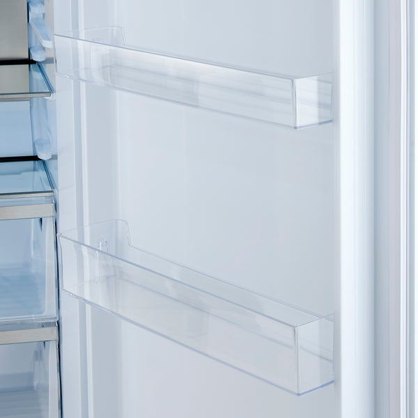 Forno Maderno 2-28-Inch Wide Convertible Refrigerator/Freezer in White, Decorative Trim, 27.2 cu.ft, 84-Inch High, ENERGY STAR Certified